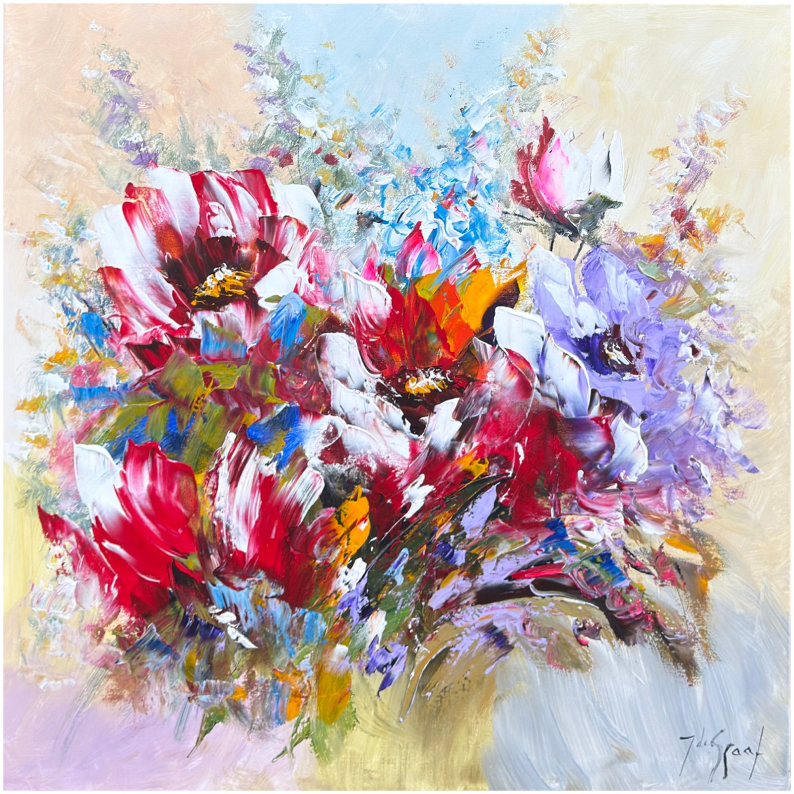 Bloemen Schilderij III