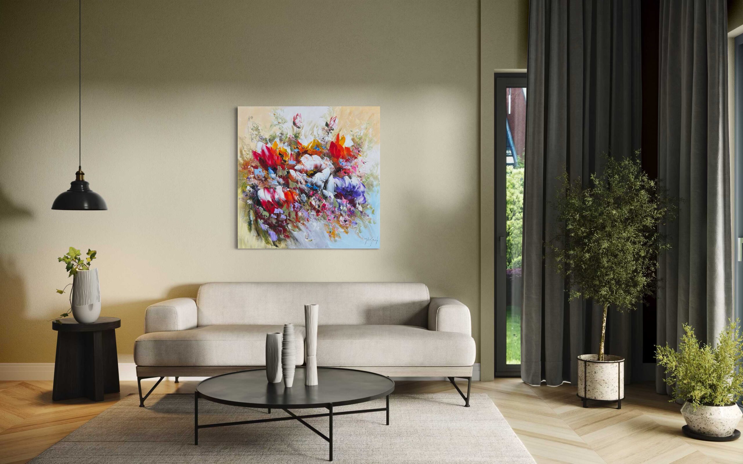 Bloemen Schilderij I