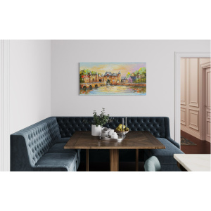 Schilderij stadsgezicht De Koppelpoort Amersfoort