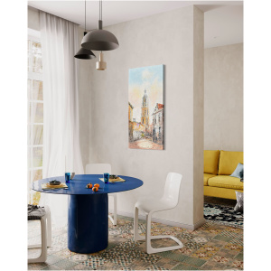 Schilderij stadsgezicht Onze Lieve Vrouwetoren Amersfoort