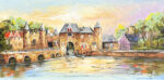 Schilderij stadsgezicht De Koppelpoort Amersfoort