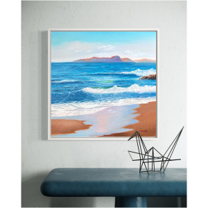 Strandschilderij - Breaking The Waves