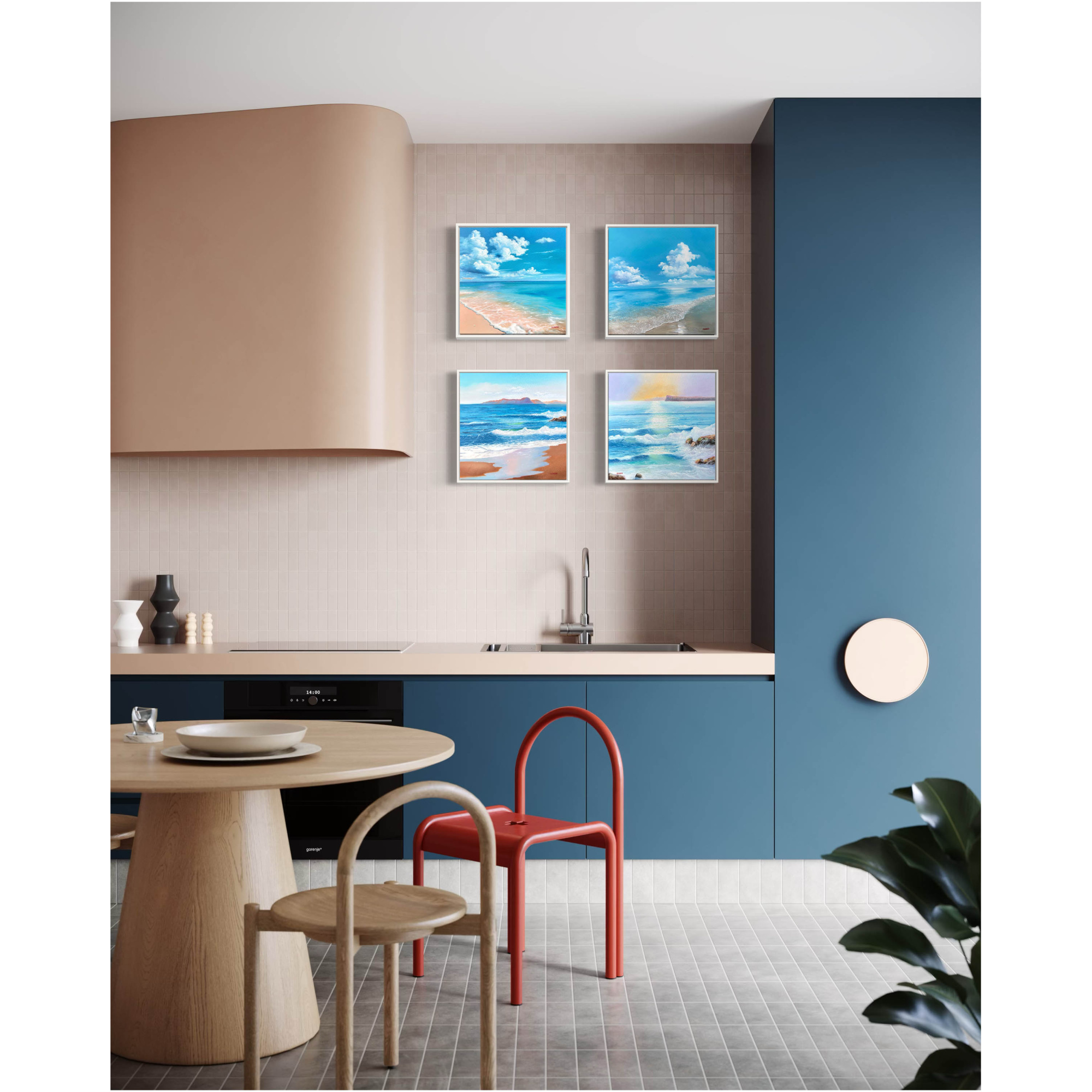 Strandschilderij - Breaking The Waves