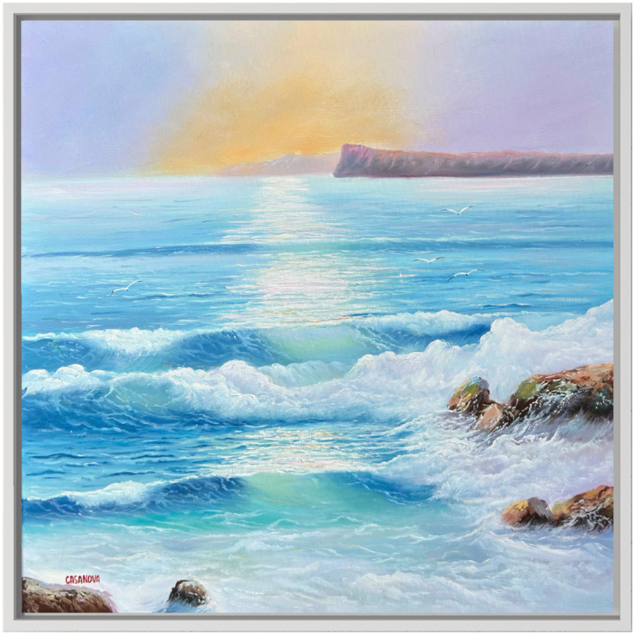 Strandschilderij Summer Sunset