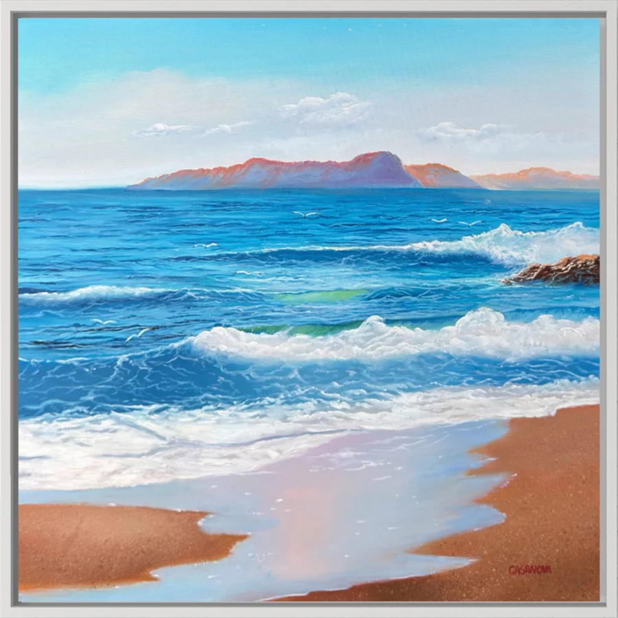 Strandschilderij - Breaking The Waves