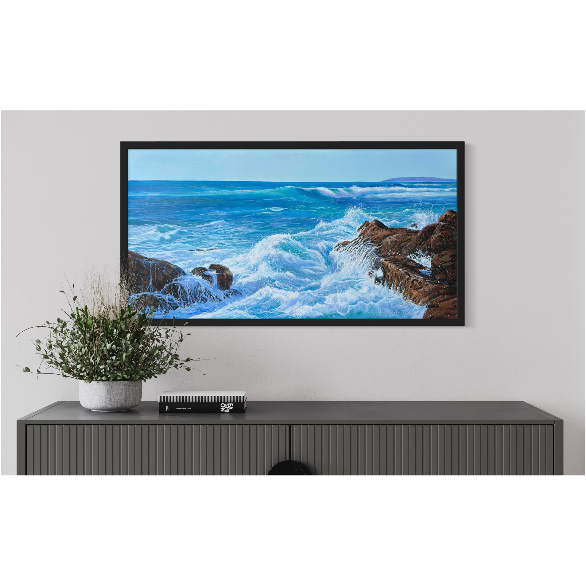 Strandschilderij - Blue Symphony