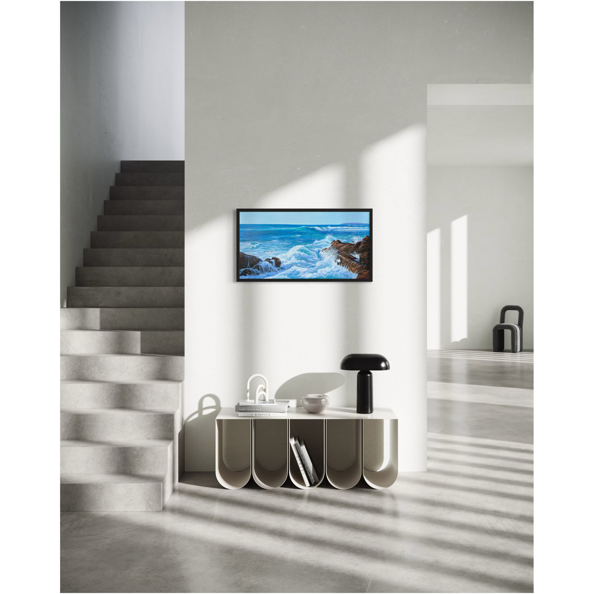 Strandschilderij - Blue Symphony