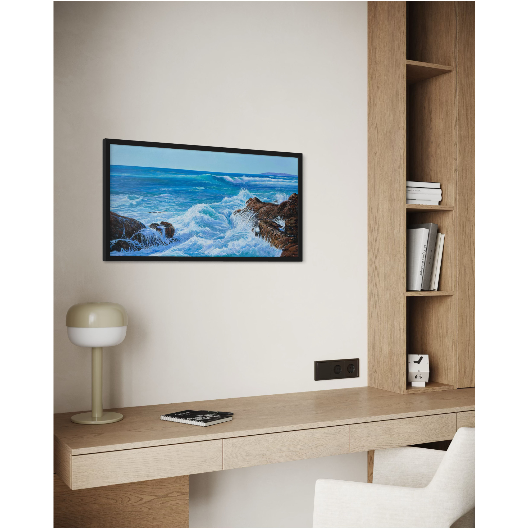 Strandschilderij - Blue Symphony