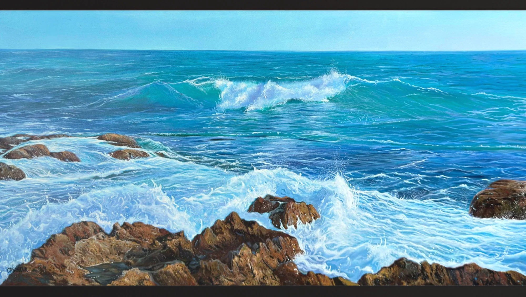 Strandschilderij - Dance Of Waves