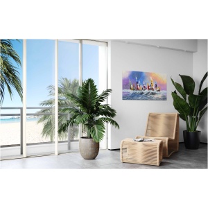 Schilderij Zeilers IV