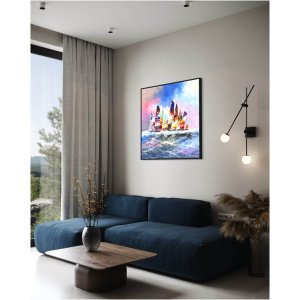 Schilderij Zeilers II