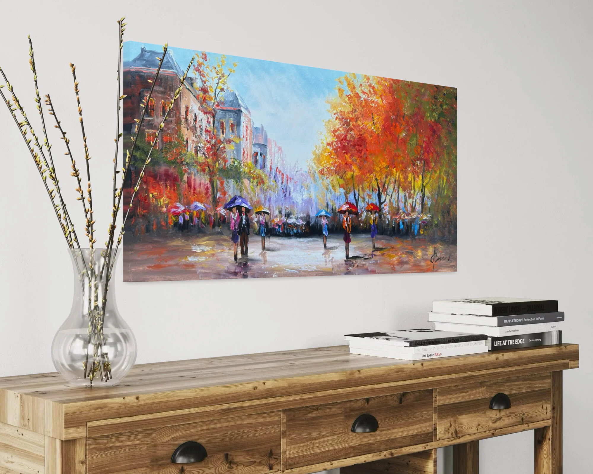 Schilderij Stadsgezicht VIII
