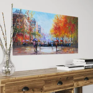 Schilderij Stadsgezicht VIII