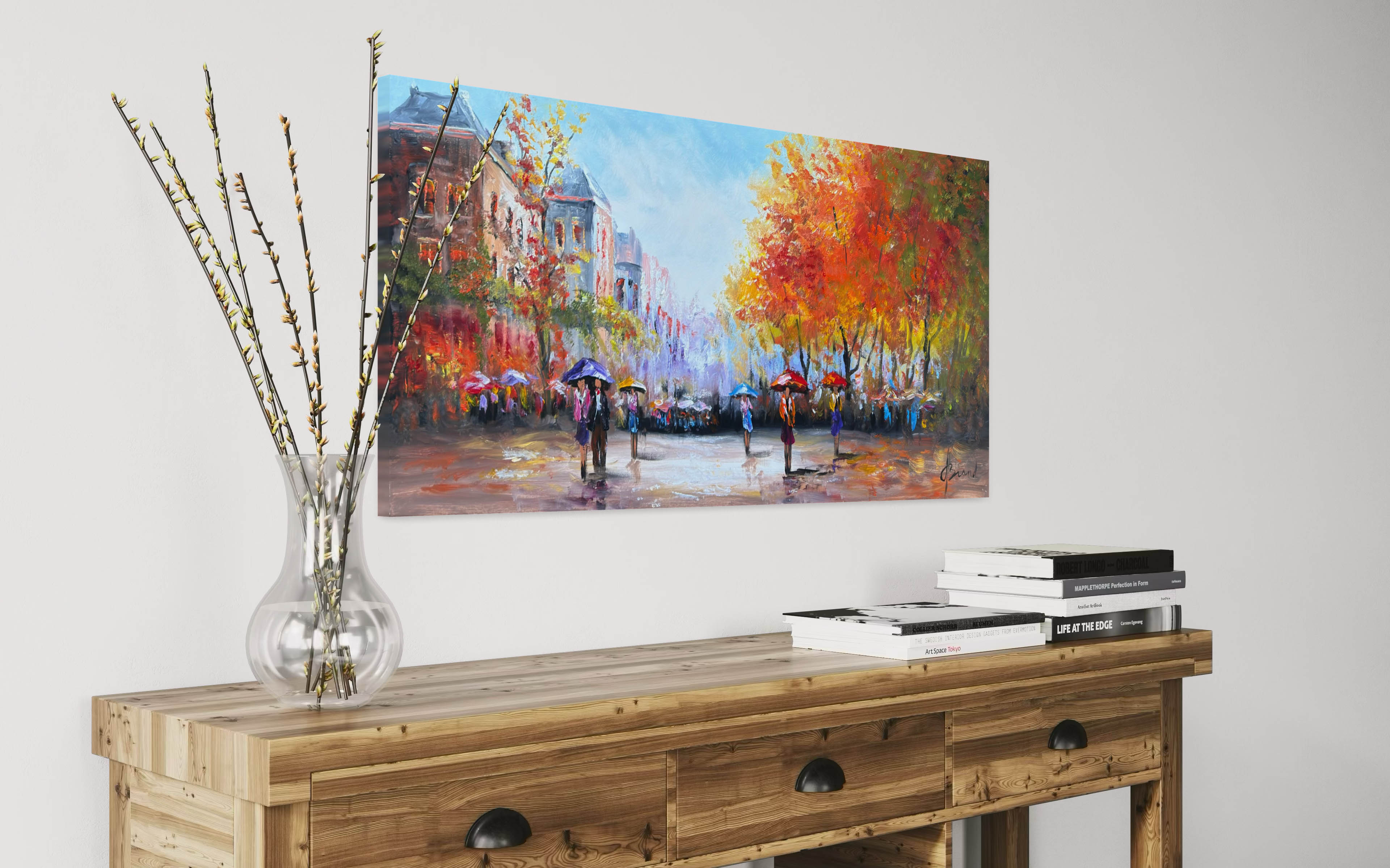 Schilderij Stadsgezicht VIII