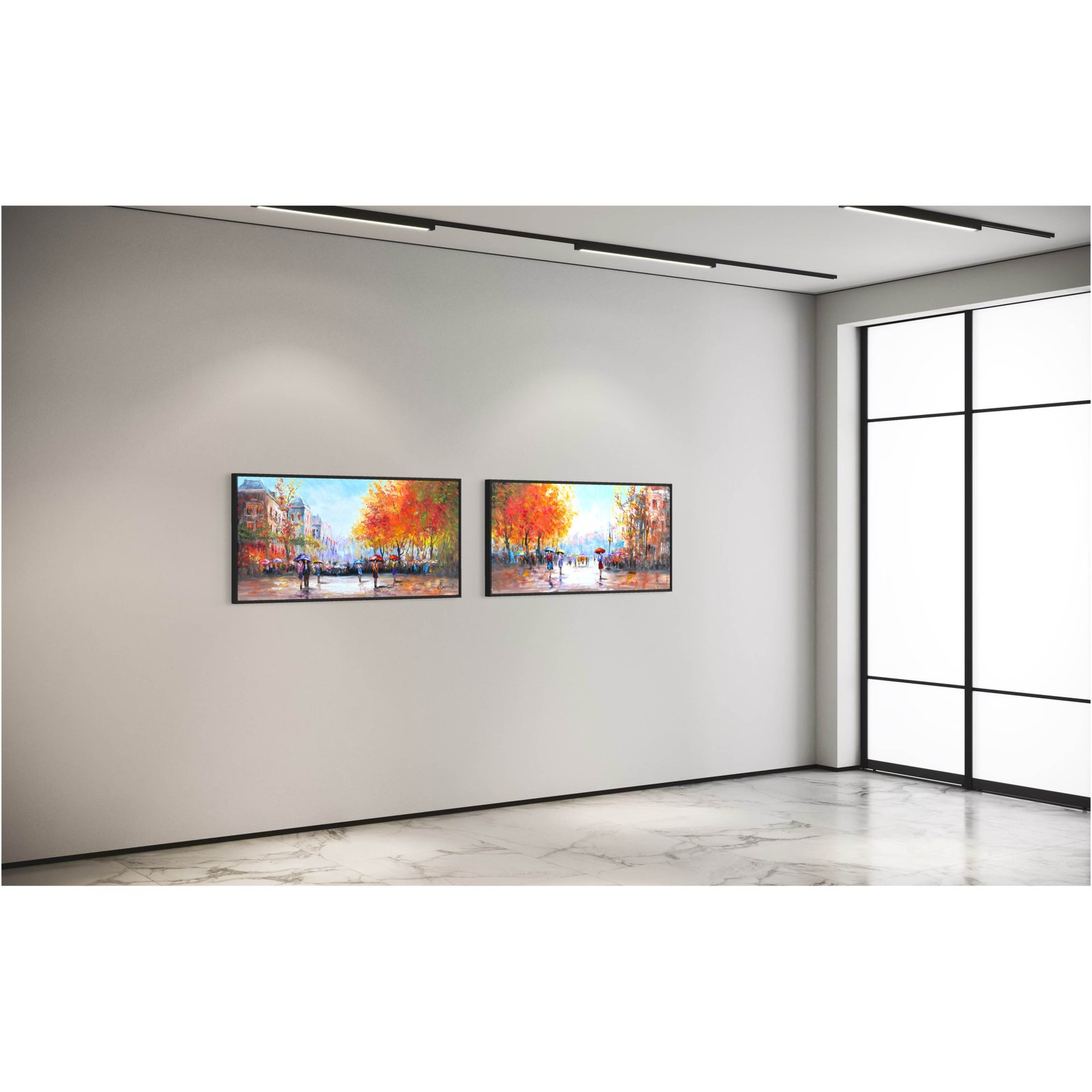 Schilderij Stadsgezicht VIII