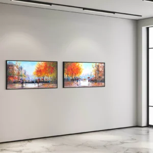 Schilderij Stadsgezicht VIII