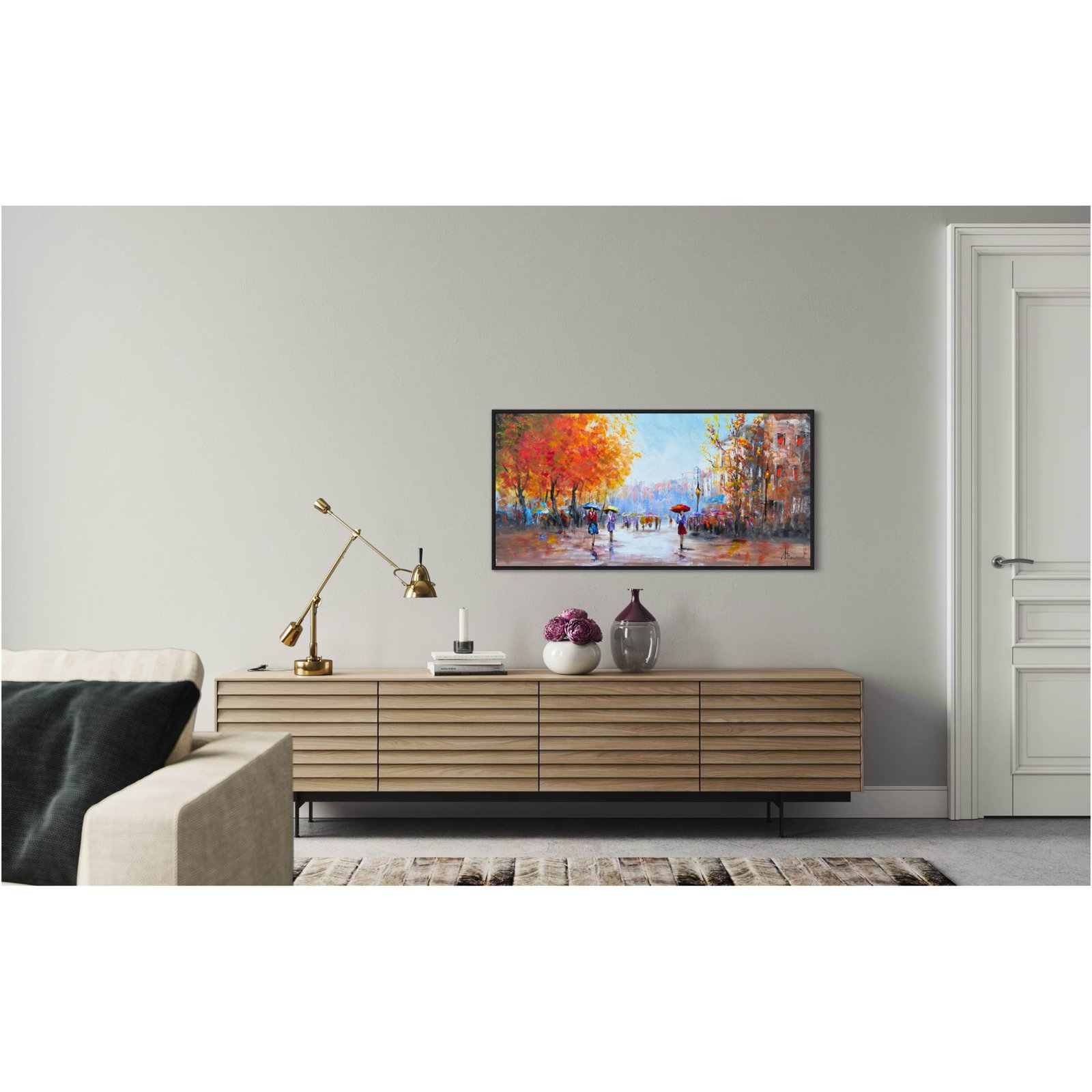 Schilderij Stadsgezicht VII