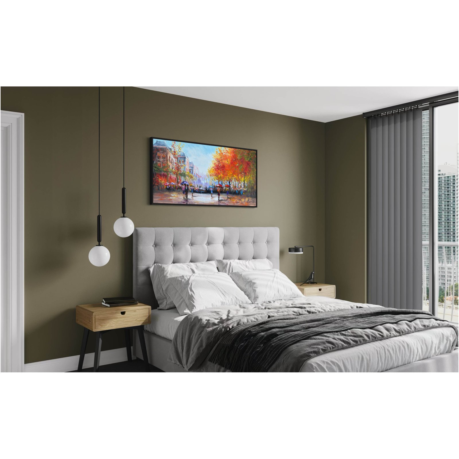 Schilderij Stadsgezicht VIII