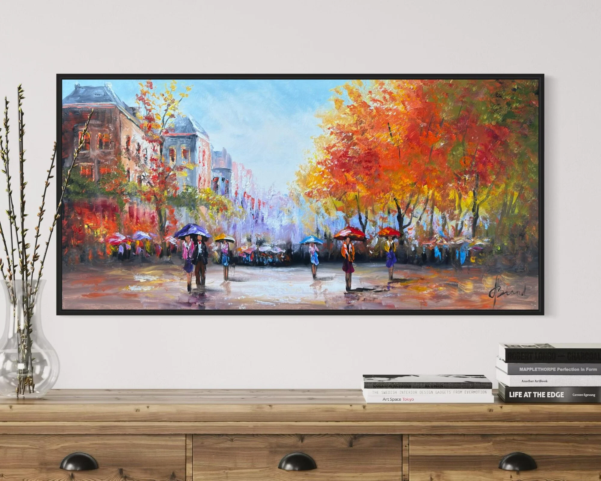Schilderij Stadsgezicht VIII