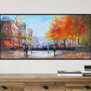 Schilderij Stadsgezicht VIII