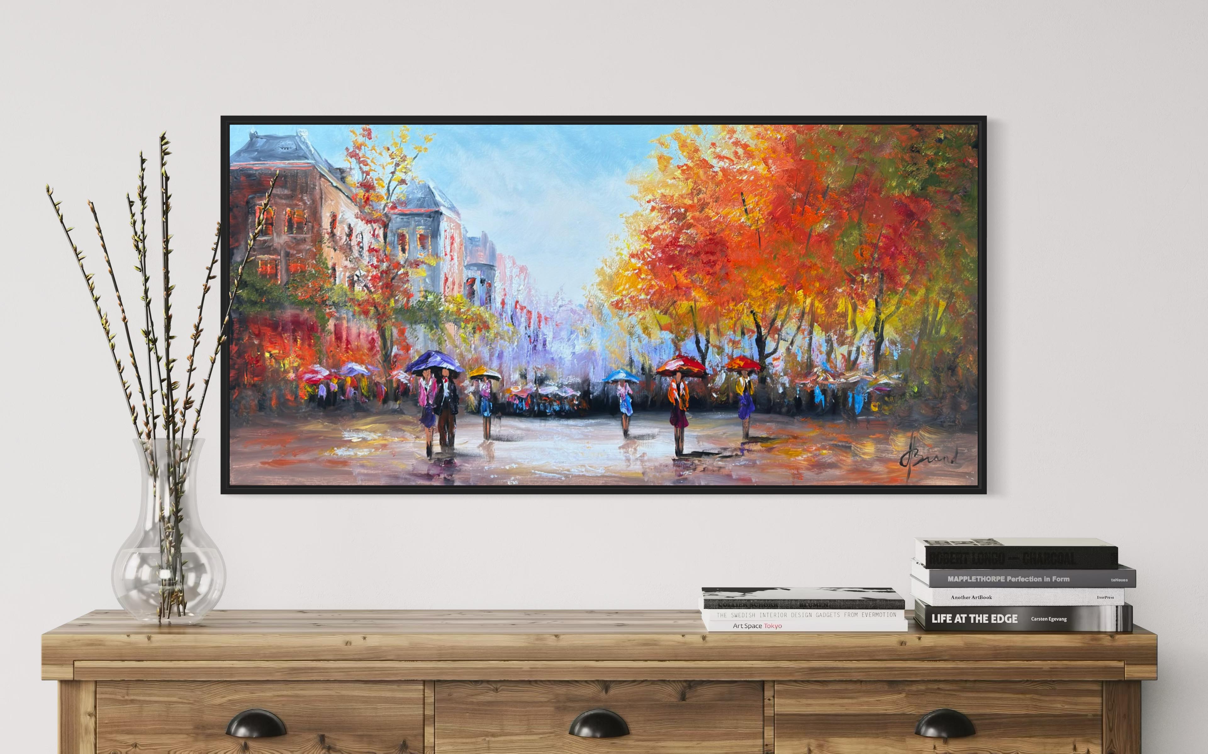 Schilderij Stadsgezicht VIII