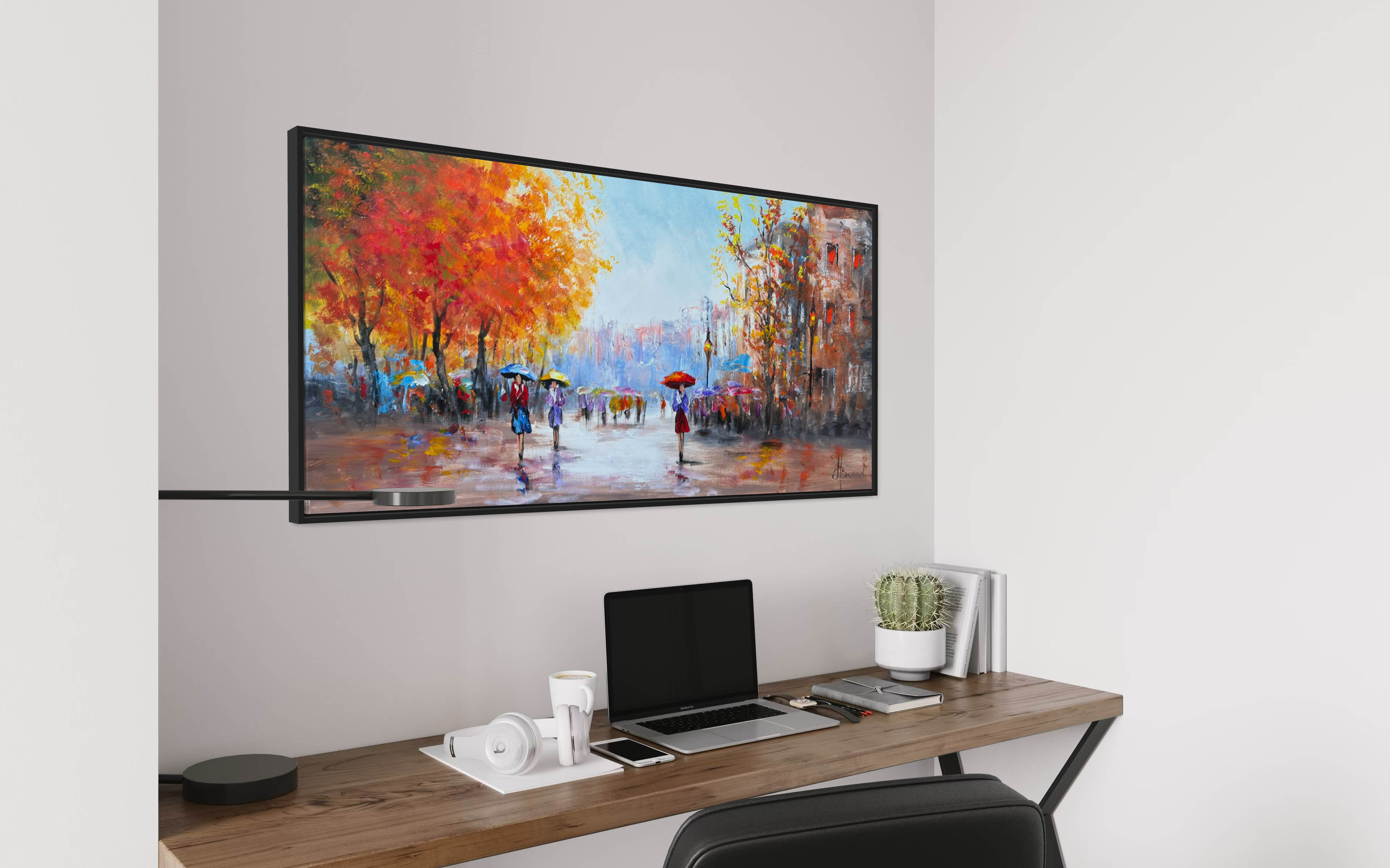 Schilderij Stadsgezicht VII