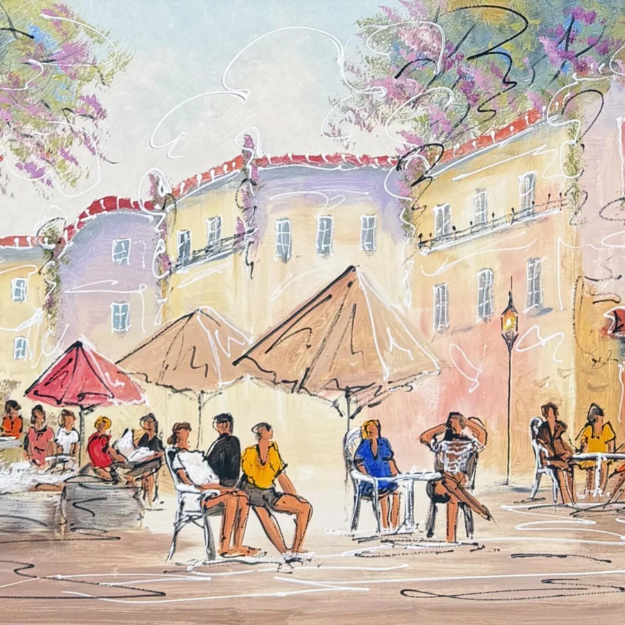 Schilderij Stadsgezicht I