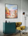 Schilderij Stadsgezicht IX