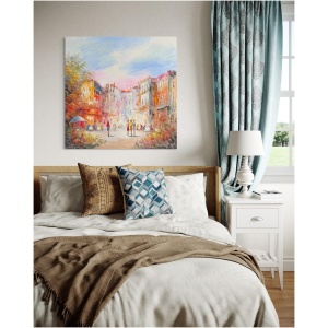Schilderij Stadsgezicht IX