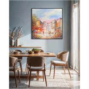 Schilderij Stadsgezicht IX