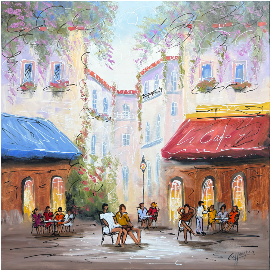 Schilderij Stadsgezicht VIII