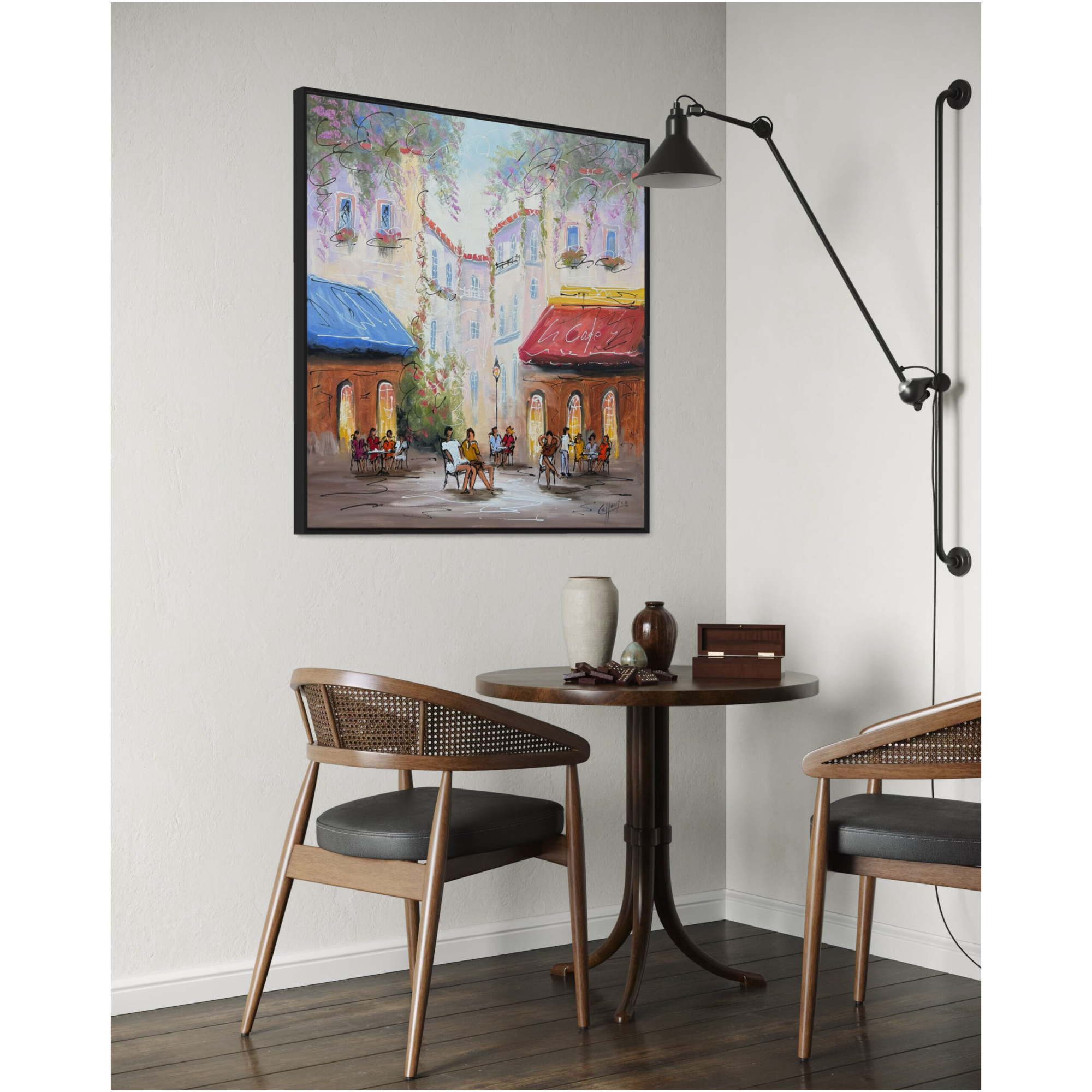 Schilderij Stadsgezicht VIII