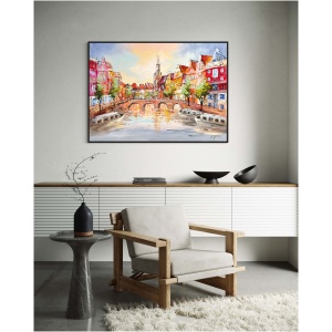 Schilderij Stadsgezicht II