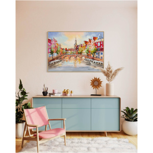 Schilderij Stadsgezicht II