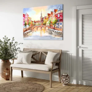 Schilderij Stadsgezicht II
