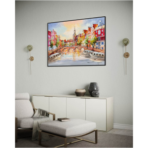 Schilderij Stadsgezicht II