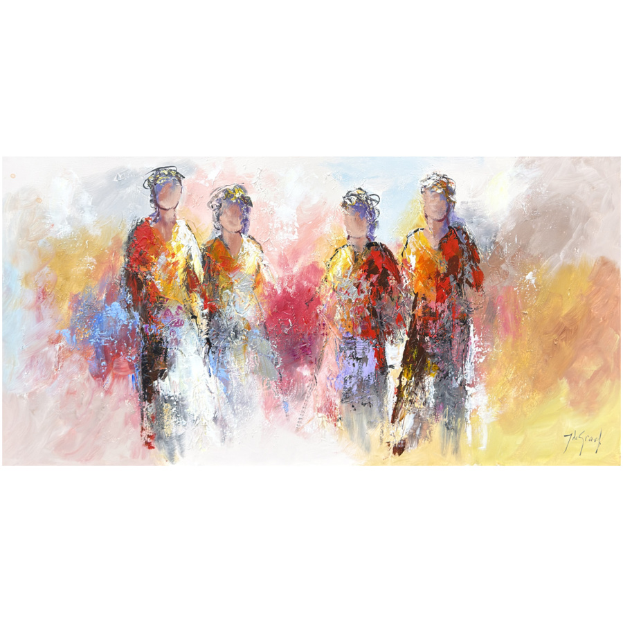Vrouwen schilderij IX