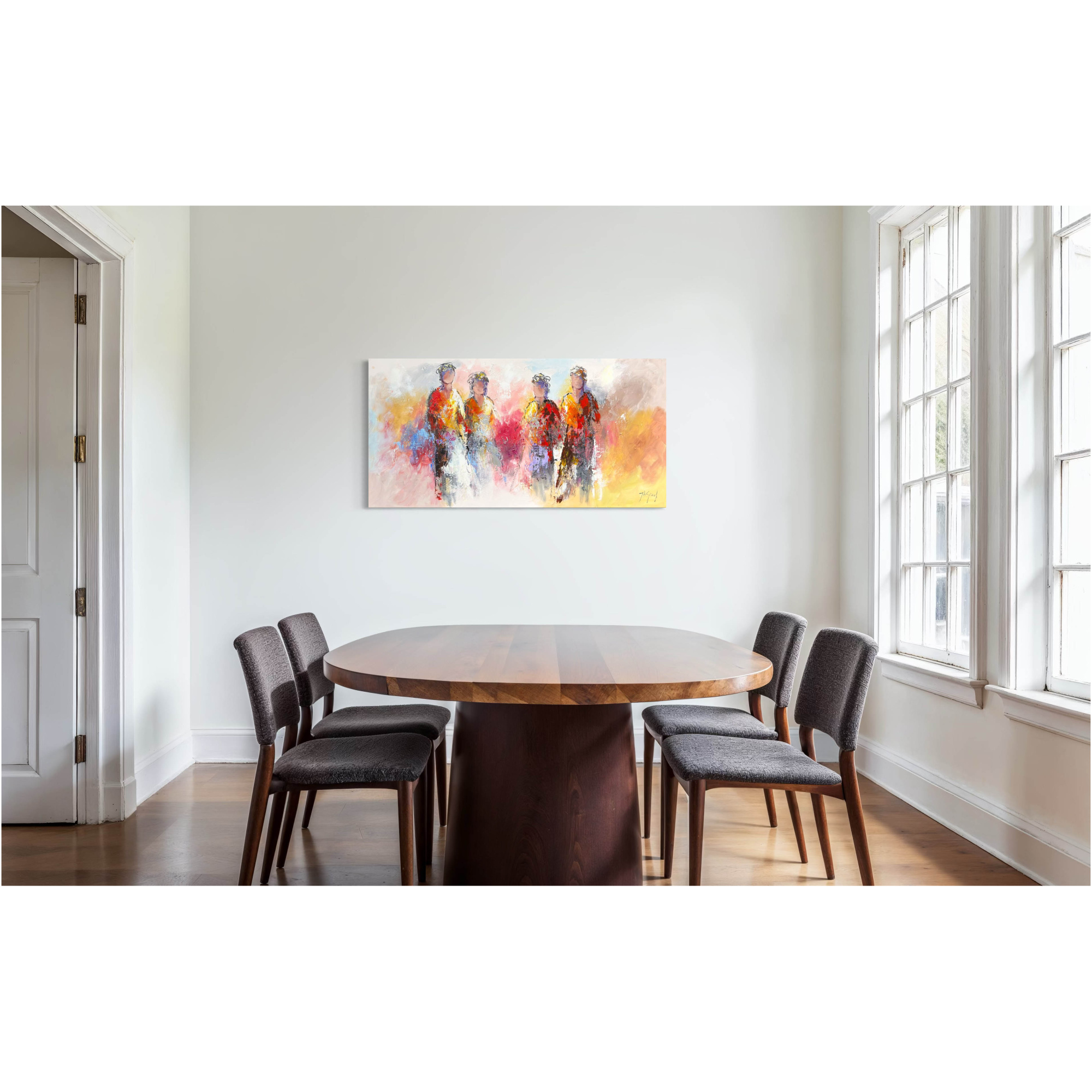 Vrouwen schilderij IX